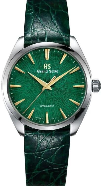 Grand Seiko Elegance Collection 2023 China Exclusive SHENGSHI Limited Edition Green "Tree Bark" SBGY015 Replica Watch